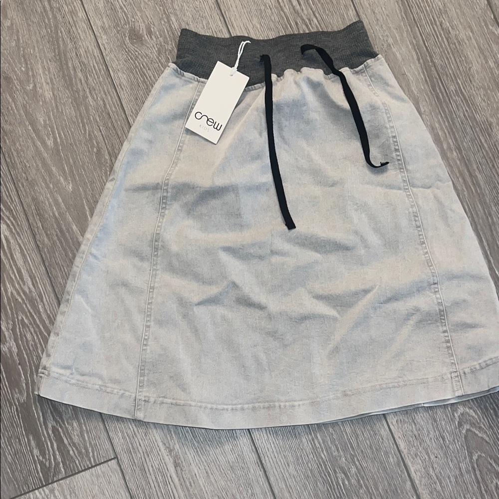 J. Crew Light Gray A-Line Skirt